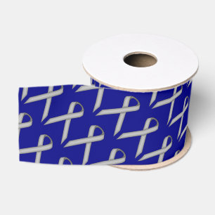Grey Standard Ribbon by Kenneth Yoncich Grosgrain Ribbon