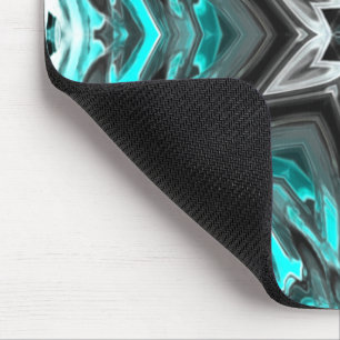 Grey star in touches of carved, glass or metallic mouse mat