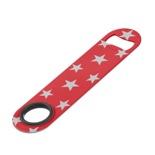 Grey stars on red