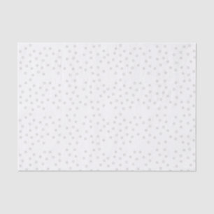 Grey Stars Tissue Paper