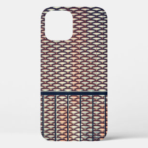 Grey steel fence iPhone 12 case