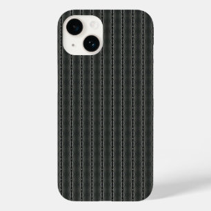 Grey steel seamless pattern Case-Mate iPhone 14 case