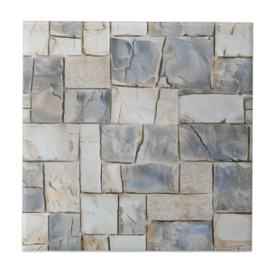 Grey Stone Pattern Tile