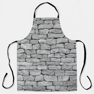 Grey stone wall, abstract background. apron