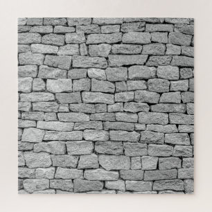 Grey stone wall, abstract background. jigsaw puzzle