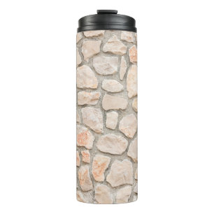 Grey stone wall background. stone, texture, wall, thermal tumbler