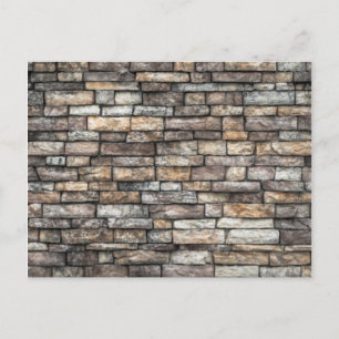 Grey Stone Wall Postcard