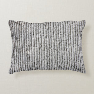 Grey stone wall texture. Texture of stone wall wit Decorative Cushion