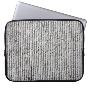 Grey stone wall texture. Texture of stone wall wit Laptop Sleeve