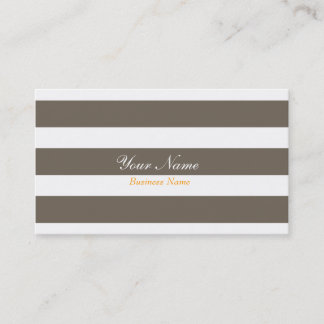 Grey Stripe Business Card