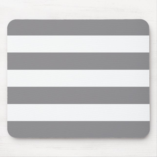 Grey Stripe Mousepad (Front)