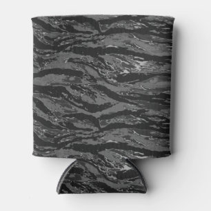 Grey Striped Camo Can Cooler