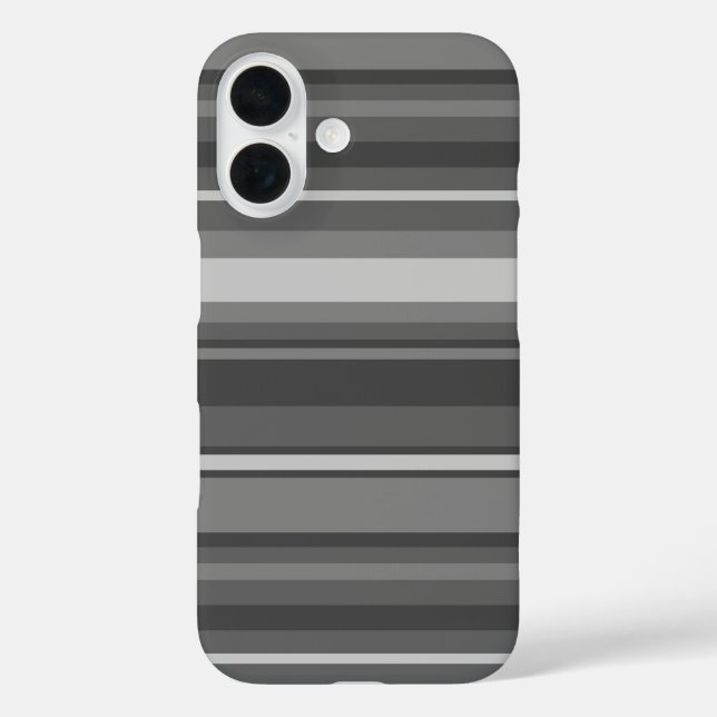 Grey stripes Case-Mate iPhone case (Back)