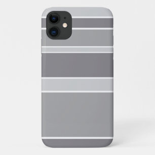 Grey stripes iPhone 11 case