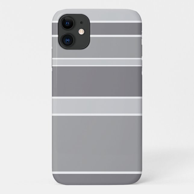 Grey stripes Case-Mate iPhone case (Back)