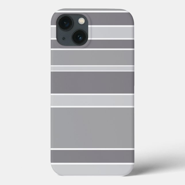 Grey stripes Case-Mate iPhone case (Back)