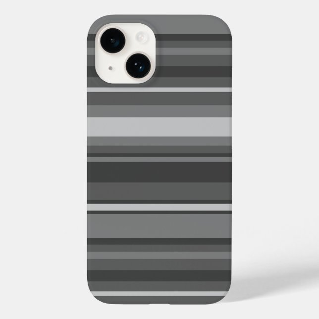 Grey stripes Case-Mate iPhone case (Back)