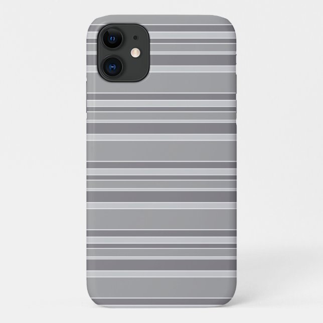 Grey stripes Case-Mate iPhone case (Back)