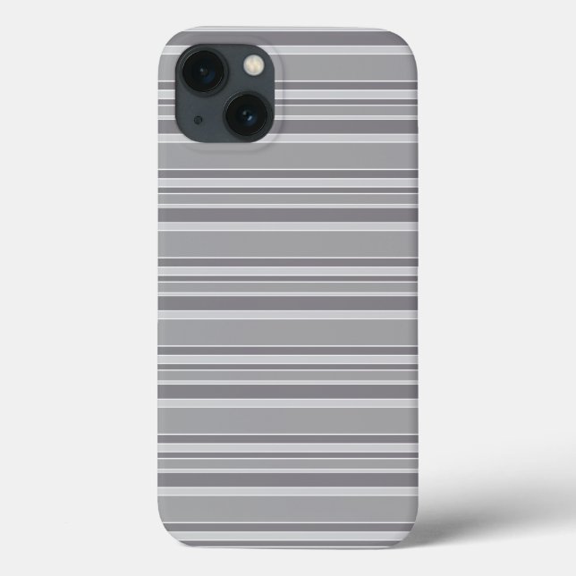 Grey stripes Case-Mate iPhone case (Back)