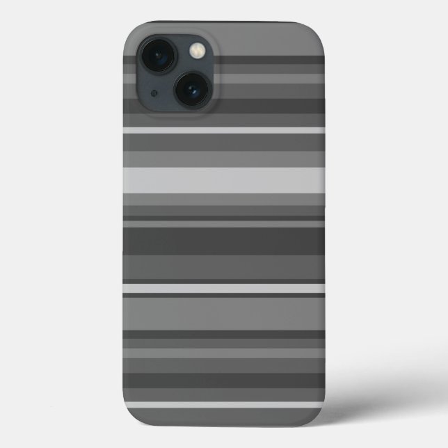 Grey stripes Case-Mate iPhone case (Back)