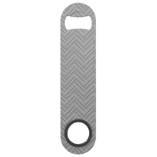 Grey stripes double weave pattern (Front)