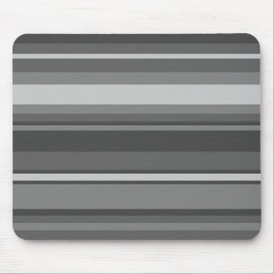 Grey stripes mouse mat