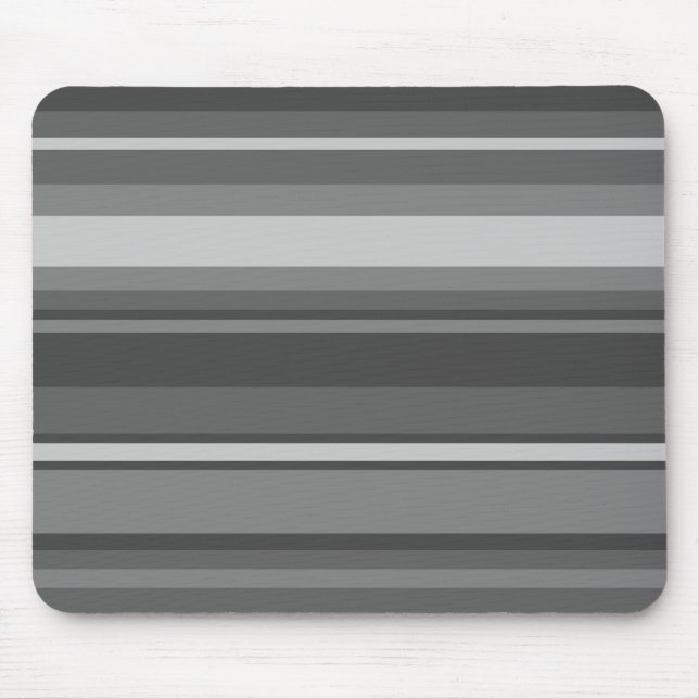 Grey stripes mouse mat (Front)