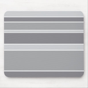 Grey stripes mouse mat