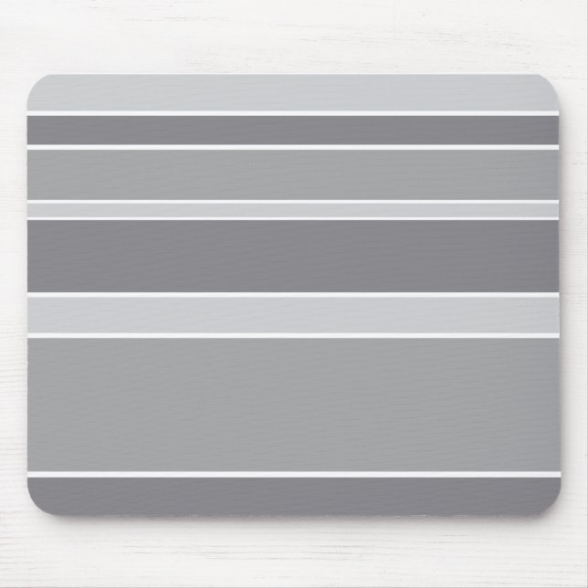 Grey stripes mouse mat (Front)