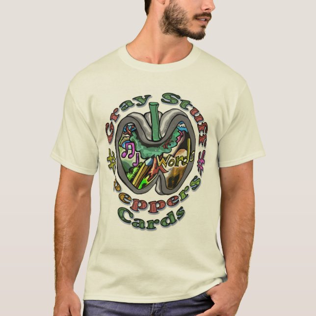 Grey Stuff Peppers Tee shirts (Front)