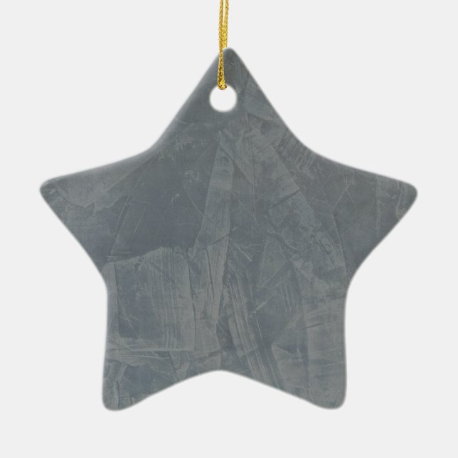 Grey Suede Ceramic Tree Decoration (Front)