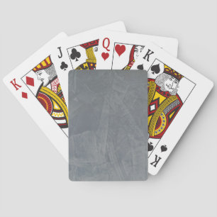 Grey Suede Playing Cards
