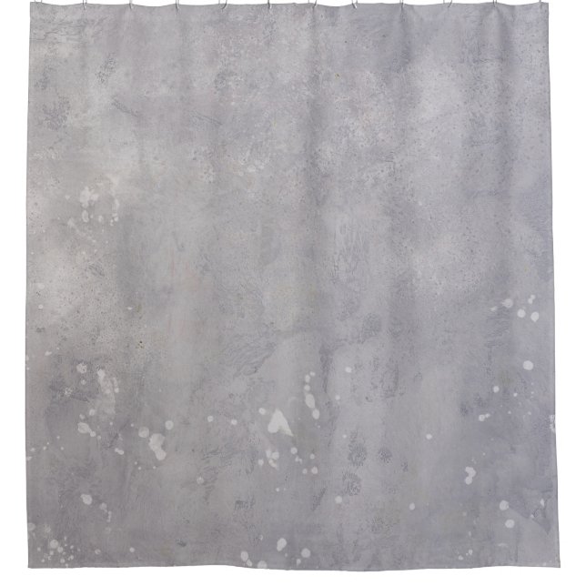 Grey surface shower curtain (Front)