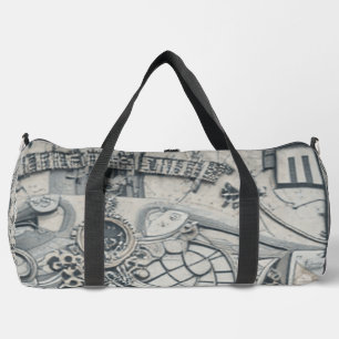 Grey Surialism Duffle Bag