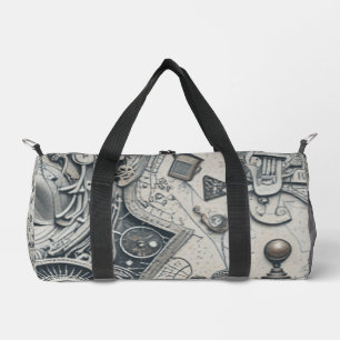 Grey Surialism Duffle Bag