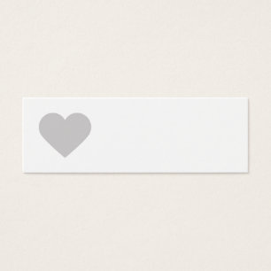 Grey Sweet Heart & Chevron Gift Tags