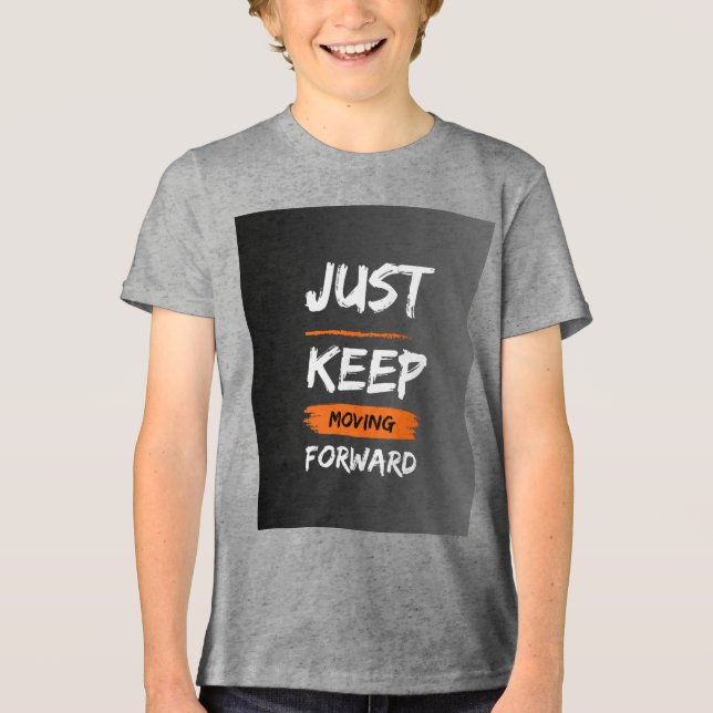 Grey T_shirt Tri-Blend Shirt (Front)