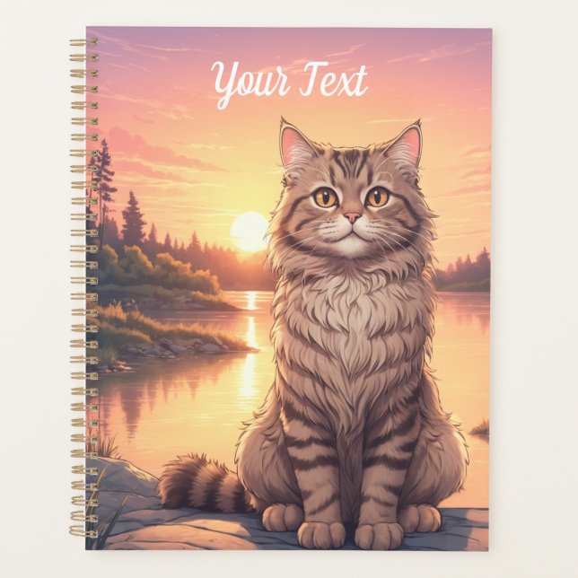 Grey Tabby Cat by Lake Planner (Front)