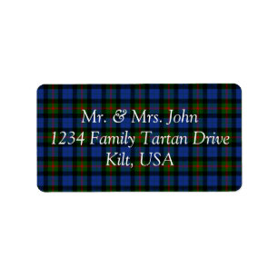 Grey Tartan Label