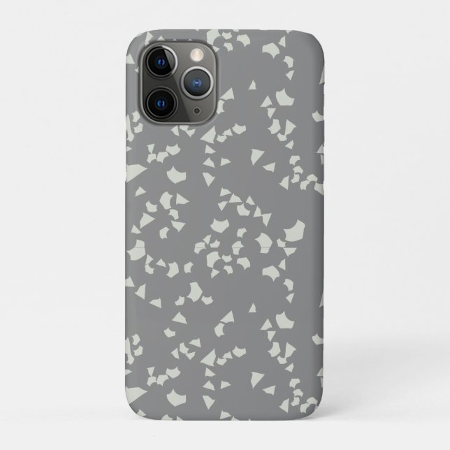 Grey terrazzo Minimal modern  Case-Mate iPhone Case (Back)