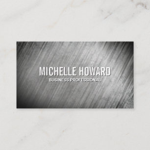 Grey Textured Background Business Card