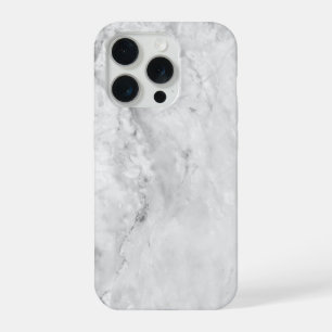Grey Textured Marble iPhone 15 Pro Case