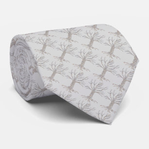 grey tie