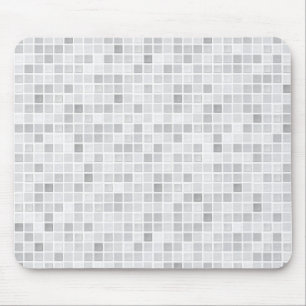Grey Tiles Pattern Mouse Mat