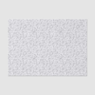 Grey Tiles Pattern Tissue Paper