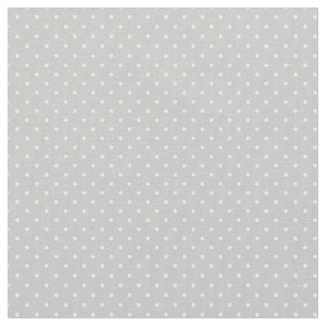 Grey Tiny Dots Fabric (Close Up)