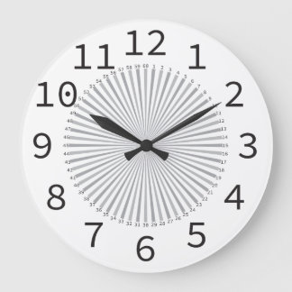 grey to grey clock carousell