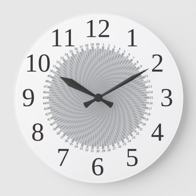 grey to grey clock carousell (Front)