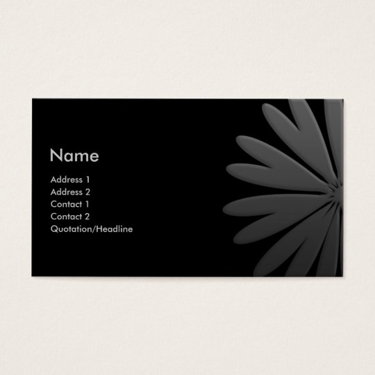 Grey To Silver Business Card