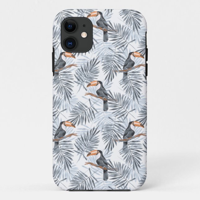 Grey Toucan Case-Mate iPhone Case (Back)